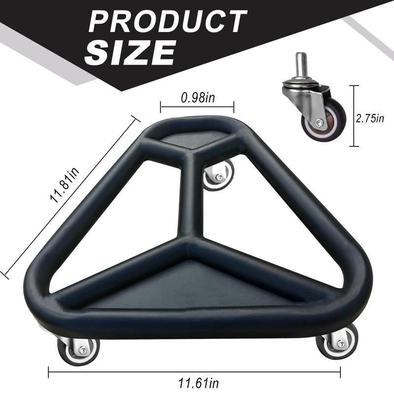 HOTWAVE Abdominal Muscle Wheel Triangle Wheel 360° Rotation Suitable for Men and Women Home Fitness Equipment