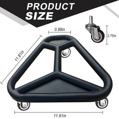 HOTWAVE Abdominal Muscle Wheel Triangle Wheel 360° Rotation Suitable for Men and Women Home Fitness Equipment