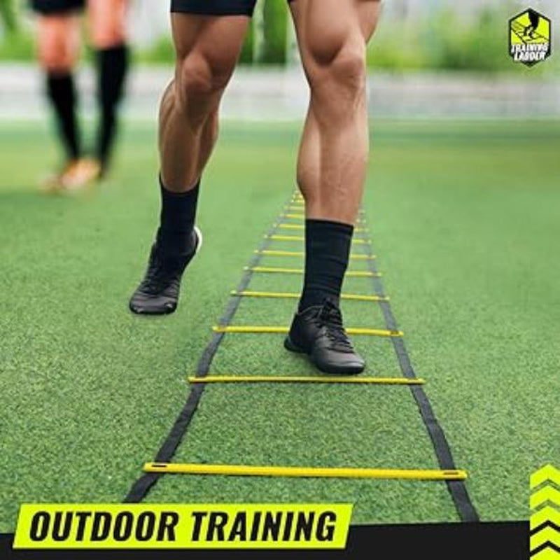 Teenitor Agility Ladder for Soccer, Speed, and Football Fitness Training - Carry Bag Included