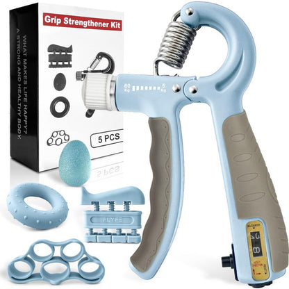 Grip Strengthener Forearm Strengthener Hand Grips Strengthener Kit - 5 Pack Adjustable Resistance Home Training Equipment Home Exercise Equipment Home Fitness Equipment