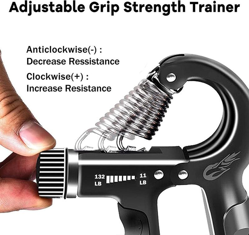 Grip Strengthener Forearm Strengthener Hand Grips Strengthener Kit - 5 Pack Adjustable Resistance Home Training Equipment Home Exercise Equipment Home Fitness Equipment