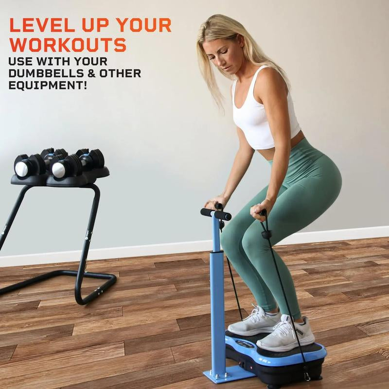 Trimlite Vibration Plate - Exercise Machine with Adjustable Handlebars