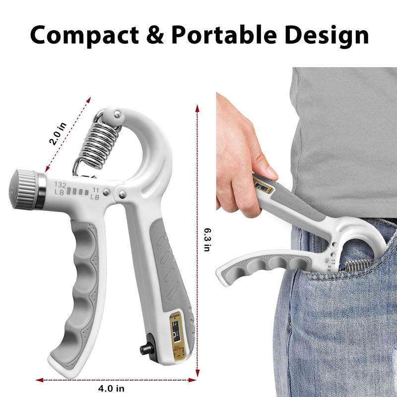 Grip Strengthener Forearm Strengthener Hand Grips Strengthener Kit - 5 Pack Adjustable Resistance Home Training Equipment Home Exercise Equipment Home Fitness Equipment