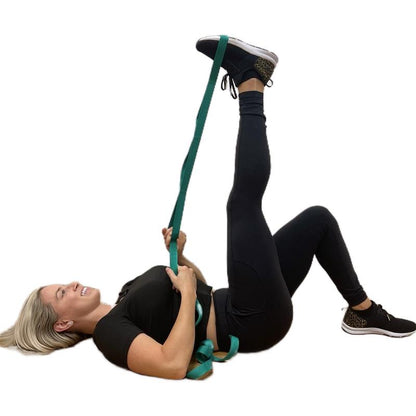 Stretch Out Strap - for Yoga, Pilates or Physical Therapy. Recommended by Physical Therapist and Athletic Trainers Alike.
