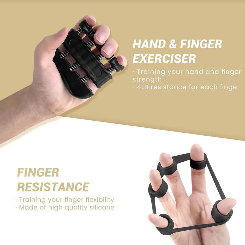 Grip Strengthener Forearm Strengthener Hand Grips Strengthener Kit - 5 Pack Adjustable Resistance Home Training Equipment Home Exercise Equipment Home Fitness Equipment