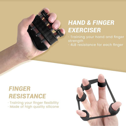 Grip Strengthener Forearm Strengthener Hand Grips Strengthener Kit - 5 Pack Adjustable Resistance Home Training Equipment Home Exercise Equipment Home Fitness Equipment