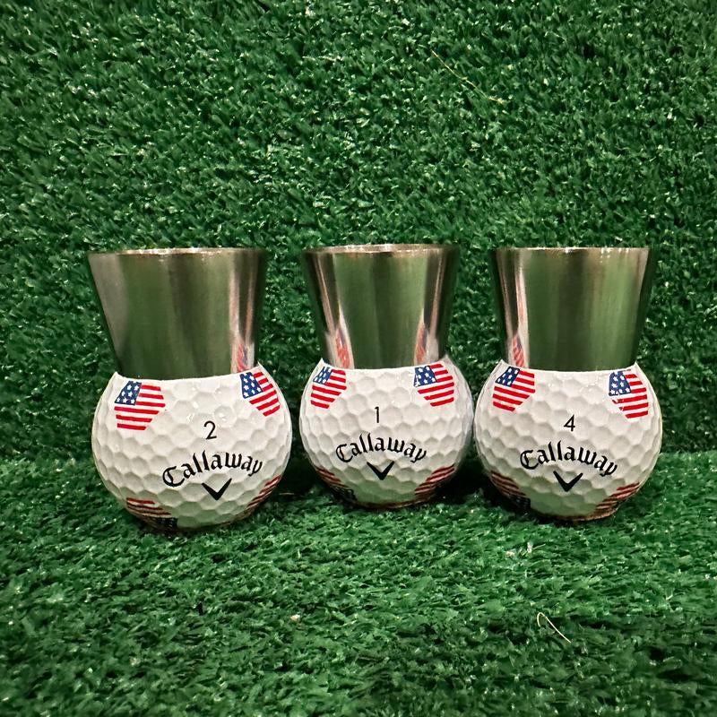 Titleist Golf Ball Shot Glasses (Set of 3)