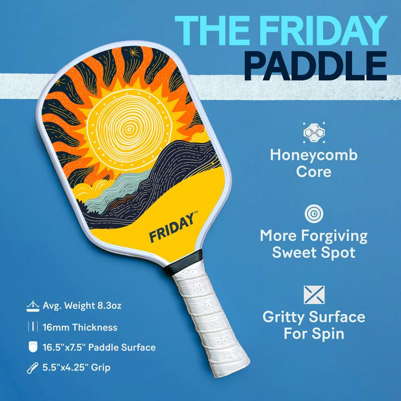 Friday Carbon Fiber Pickleball Paddle (16Mm)