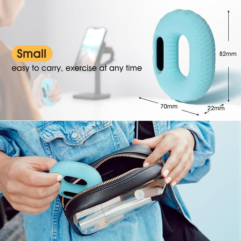 Bluetooth Hand Grip Strengthener Finger Grip Exerciser Flexible Hand Grip Forearm Exerciser for Workout Suitable for Swiping Short Videos & Turning E-Book Pages Entertainment and Release Stress Coexist