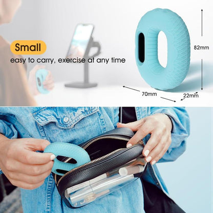 Bluetooth Hand Grip Strengthener Finger Grip Exerciser Flexible Hand Grip Forearm Exerciser for Workout Suitable for Swiping Short Videos & Turning E-Book Pages Entertainment and Release Stress Coexist